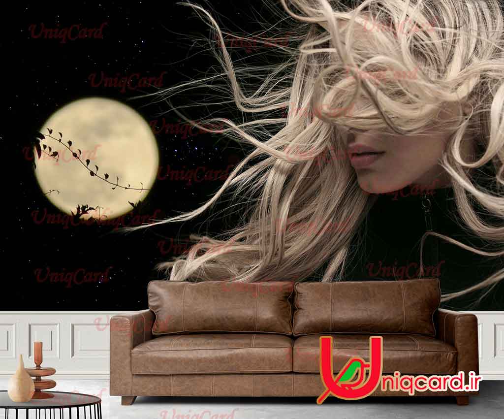 یونیک_کارت-کاغذ_دیواری-کاغذدیواری-پوستر-دوبعدی-سه_بعدی-منزل-اتاق خواب-اتاق_خواب-لایه_باز-PSD-اتاق_کودک-سالن-سالن_پذیرایی-دکور-دکوراسیون- پوستر_سه_بعدی-کاغذدیواری_سه_بعدی-ماه-زن-شب-ستاره-گیسو